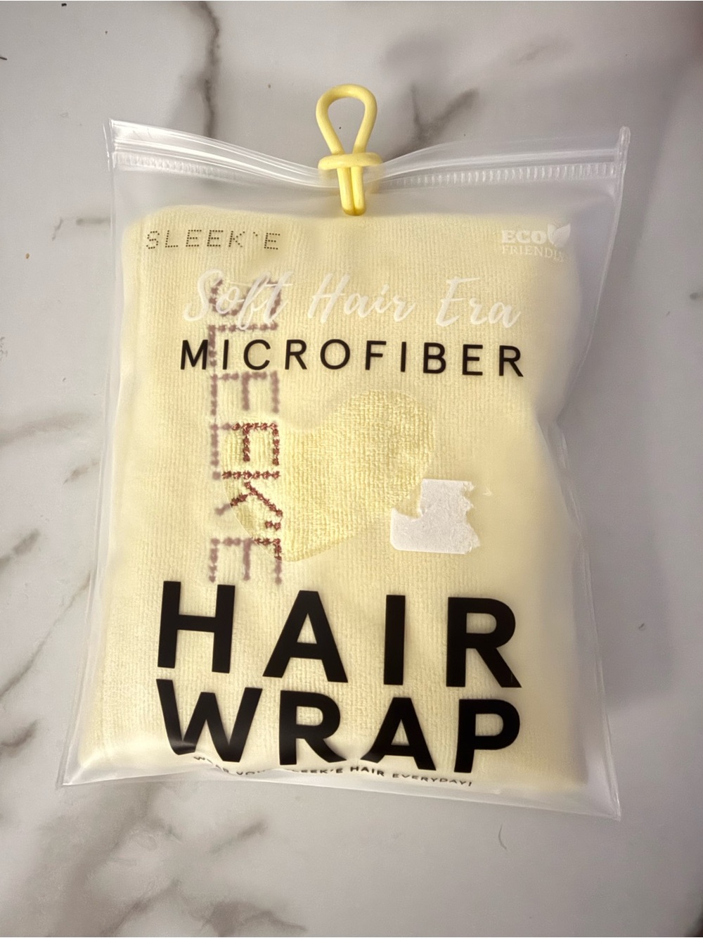 Yellow Microfiber Kids Hair Wrap – Soft Quick-Dry
